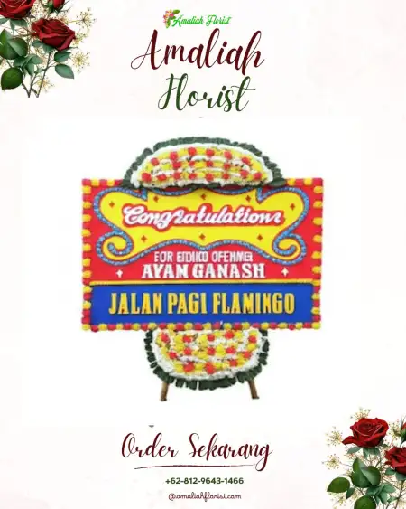 Sewa Papan Bunga Pamek