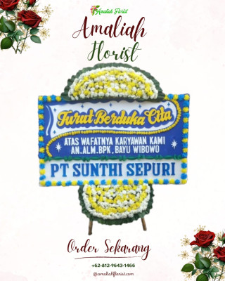 Papan Bunga Duka di Pamek